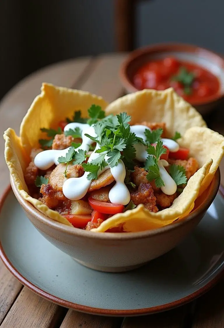 Finished Döner-Bowl mit Hähnchen, ready to enjoy with a balance of flavors and textures.