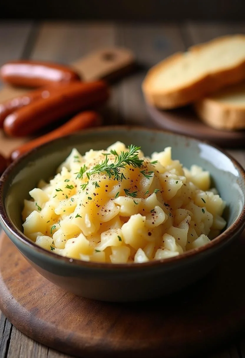 Delicious homemade Weltbestes Sauerkraut served in a bowl, perfect for traditional dishes.