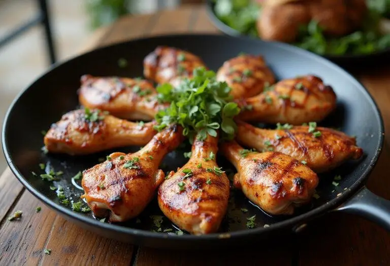 Fertiges saftiges Hähnchen mit einfacher Marinade, perfekt für Grillabende.