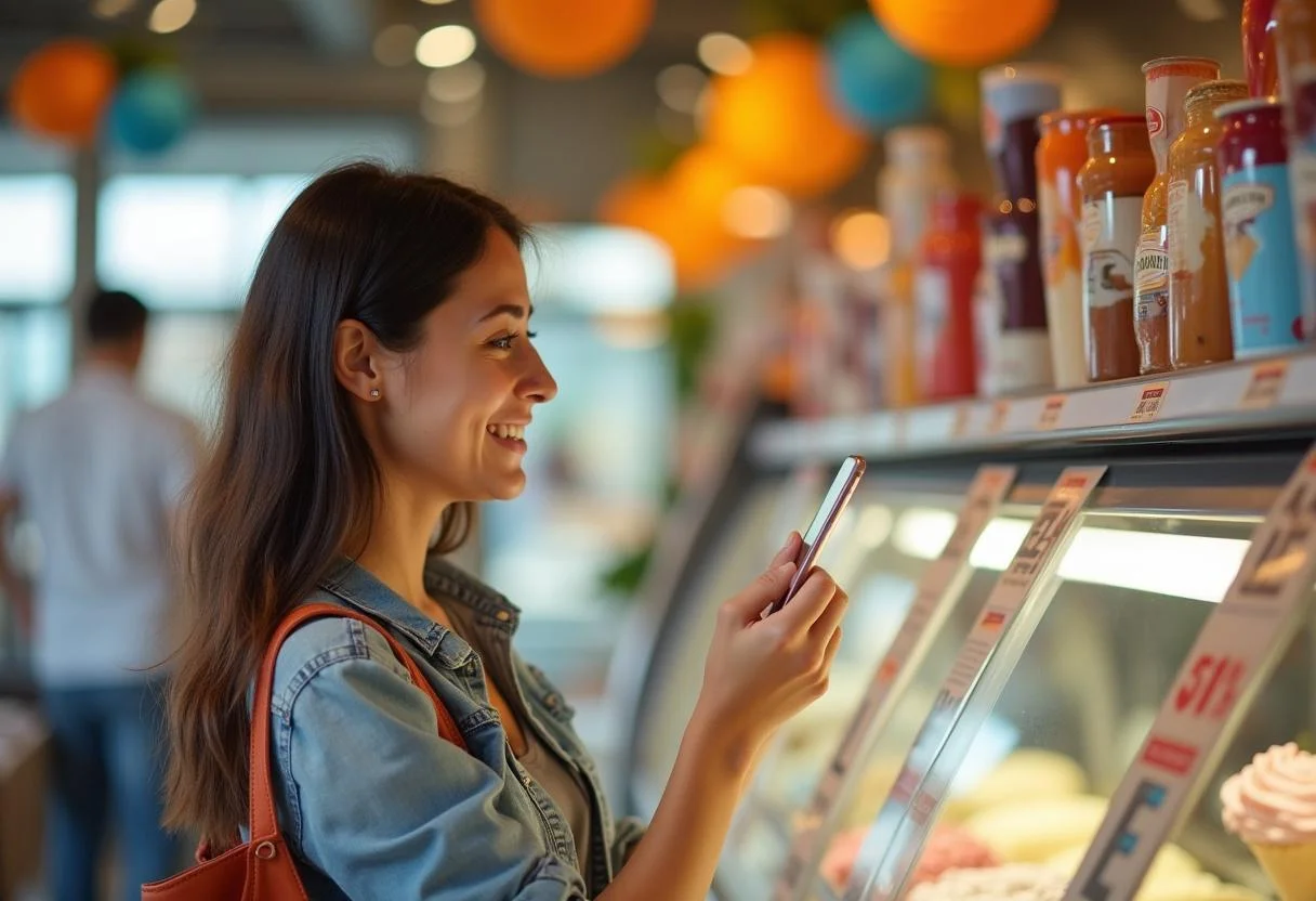 Eis Angebote im Supermarkt, einschließlich Mövenpick und Ben und Jerry's für den Sommer.