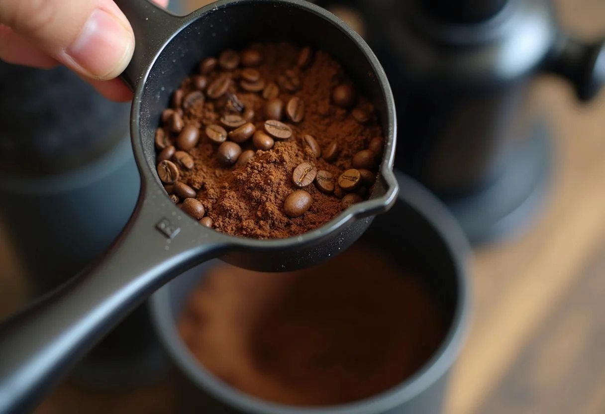 Lavazza Kaffee Angebot Edeka in der Mühle gemahlen für frischen Kaffee.