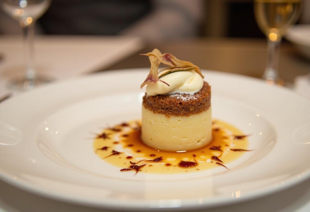 Luxury dessert at Hotel Traube Rüdesheim, perfect for satisfying sweet cravings.