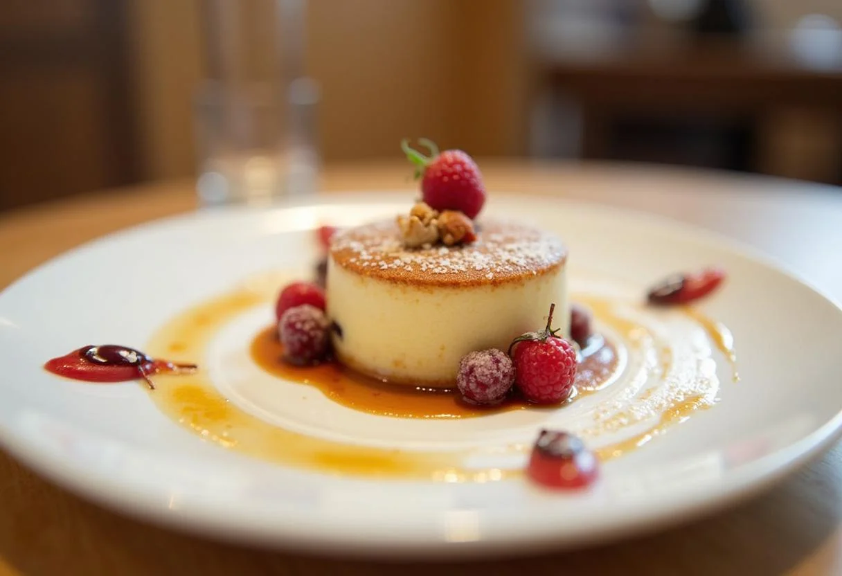 Luxury dessert at Hotel Traube Rüdesheim, perfect for satisfying sweet cravings.