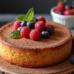 Finished kuchen ohne zucker und mehl, a delicious healthier cake option.