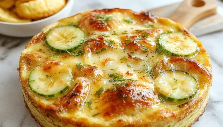 Eine bunte Zucchini-Reis-Pfanne auf einem weißen Teller, mit grünen Zucchinischeiben, orangen Karotten und gelblichen Zwiebeln, die frisch gekocht und schön angerichtet sind.