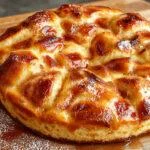 Ein Stück himmlischer Zimt-Käsekuchen auf einem weißen Porzellanservice, mit goldbraunem Zimtstreusel und einer cremigen, hellgelben Käsekuchenschicht, dekoriert mit einer Zimtstange und fein gestäubtem Zimt, auf einem hellen Holztablett präsentiert.