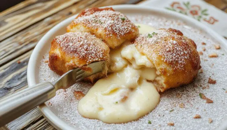 Das saftige Buttermilch-Hähnchen liegt goldbraun und knusprig auf einem weißen Teller, garniert mit frischen Kräutern und Zitronenscheiben, die den Appetit anregen.
