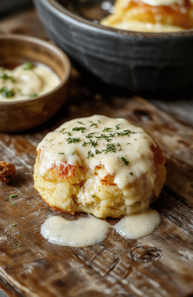 Bunter Brokkoli Auflauf mit goldbrauner Käseschicht, saftigem Hähnchenstücken, frischen grünen Brokkoliröschen und cremiger Sauce, attraktiv angerichtet auf einem weißen Teller mit leichtem Blattsalat im Hintergrund