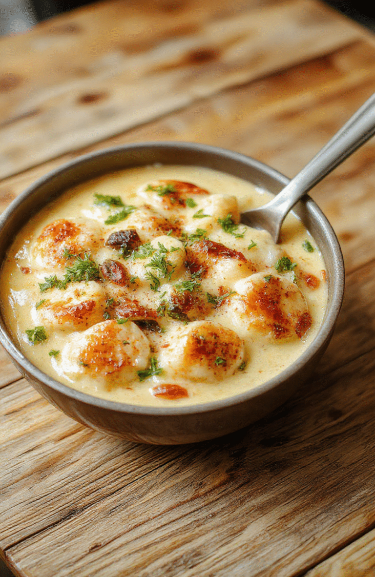 Bunte Gemüse-Reispfanne in einer weißen Schüssel, mit grünen Erbsen, roten Paprika, orangefarbenen Karotten und gelben Zucchini, alles garniert mit frischen Kräutern, auf einem hellen Holztisch serviert