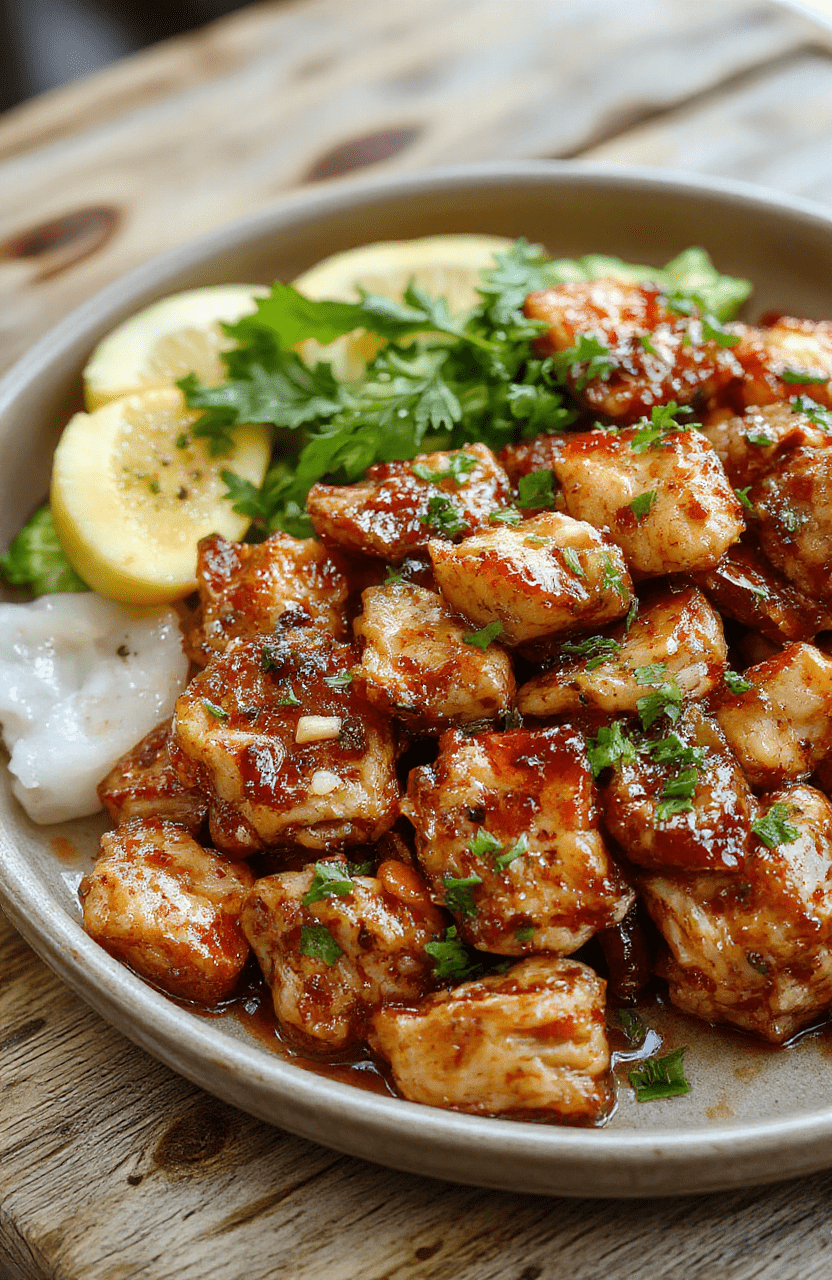 Bunte chinesische Hähnchenpfanne mit knackigem Spitzkohl und goldbraunen Zwiebeln, serviert auf einem weißen Teller mit frischen Kräutern, mit einer lebendigen und ansprechenden Atmosphäre