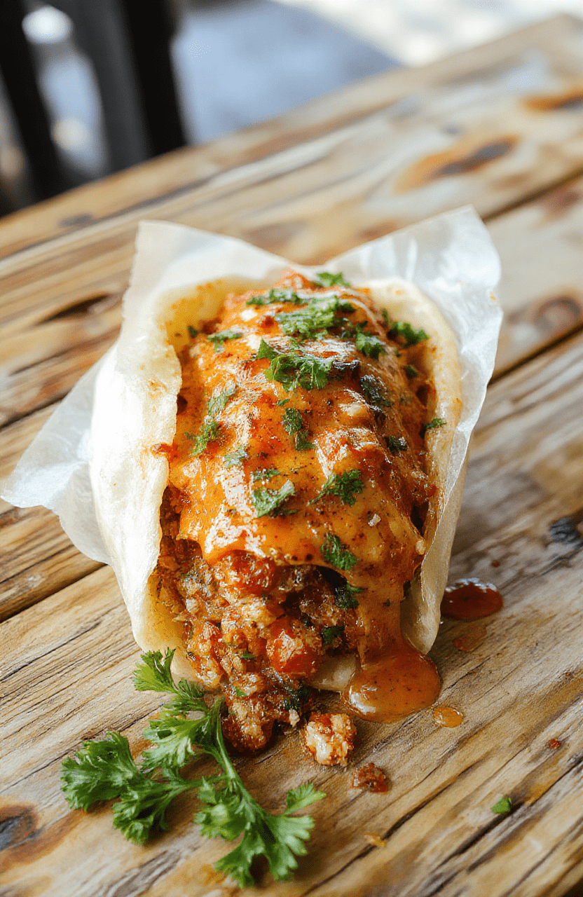 Bunte cremige Nudelpfanne auf einem weißen Teller, mit goldbraunen Nudeln, frischer Petersilie, geschmolzener Crème fraîche, und aromatischen Gewürzen, alles schön angerichtet mit einer samtigen Textur und einem einladenden Erscheinungsbild