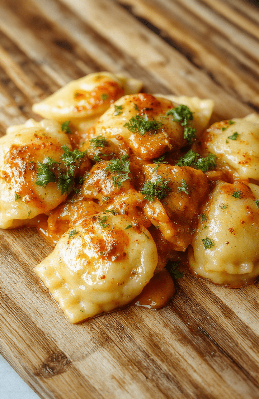 Bunte Teller mit goldbraunen Nudeln, saftiges Hähnchenfilet und leuchtende Paprikastreifen, alles schön angerichtet mit frischen Kräutern und einer cremigen Soße, helles Licht betont die appetitliche Textur