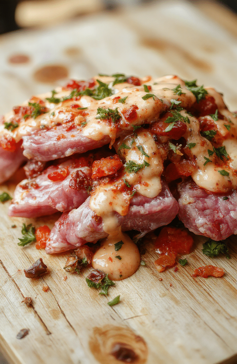 Ein Teller mit cremigem Spaghetti Carbonara, garniert mit frisch geriebenem Parmesan, schwarzem Pfeffer, und knusprigem Speck auf einer weißen Tafel, umgeben von frischen Kräutern, helles Tageslicht beleuchtet, appetitlich und einladend.