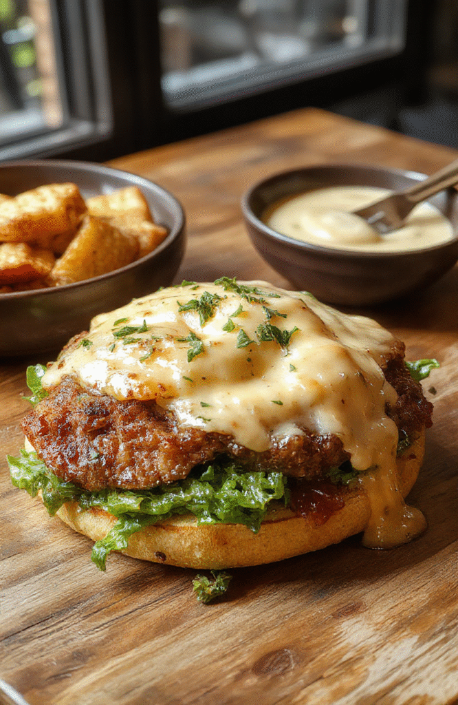 Bunte asiatische Nudelpfanne in einer runden weißen Schale, mit bunten Gemüsesorten wie Paprika, Karotten und Frühlingszwiebeln, mit knusprigem Tofu und zartem Reisnudeln, sorgfältig angerichtet, naturbelassenes Licht, frische Zutaten sichtbar, appetitlich und einladend