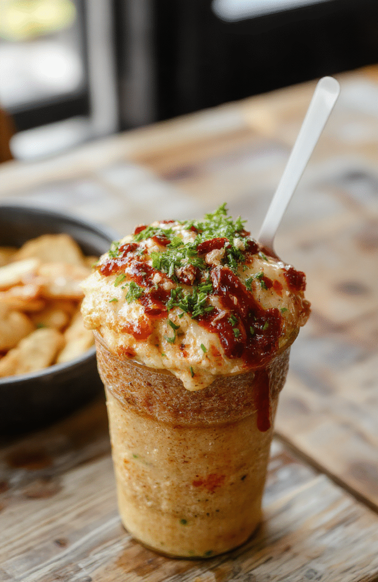 Bunte gefüllte Paprika auf einem Teller, gefüllt mit Reis, Feta-Käse und frischen Kräutern, angenehm cremige Textur, lebendige Farben, schlicht angerichtet, Hintergrund in warmen Tönen