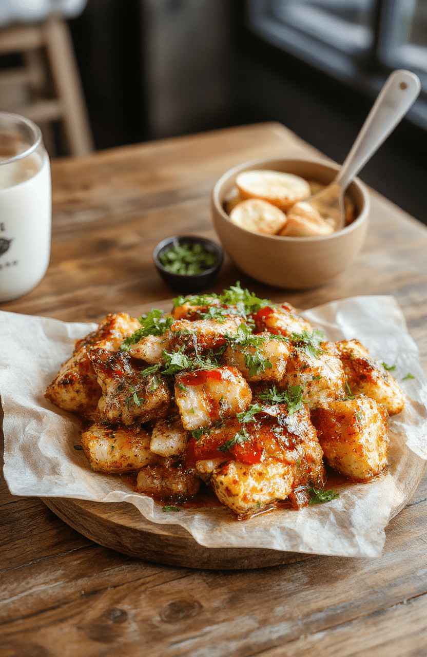 Bunter Teller mit goldbraunem Chicken Teriyaki, frisch gedünstetem Brokkoli, glänzender Reis, alles kunstvoll angerichtet auf einem modernen weißen Teller, lebendige Farben, appetitliche Texturen, stilvoll und einladend
