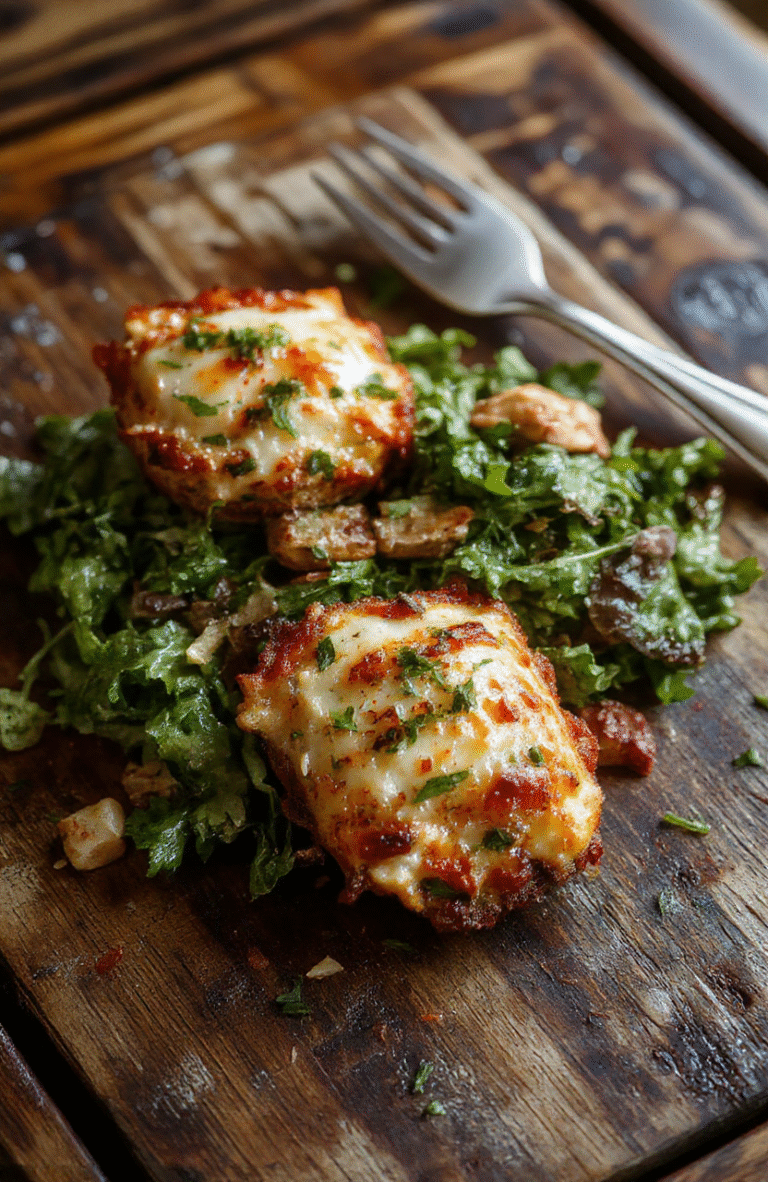 Bunte Hackbällchen in einer cremigen, mit Paprika gefärbten Soße, schön angerichtet in einer weißen Schüssel. Die Bällchen sind goldbraun und die Soße sieht samtig aus, mit roten und gelben Paprikastücken. Das Gericht ist rustikal präsentiert, mit frischen Kräutern garniert.