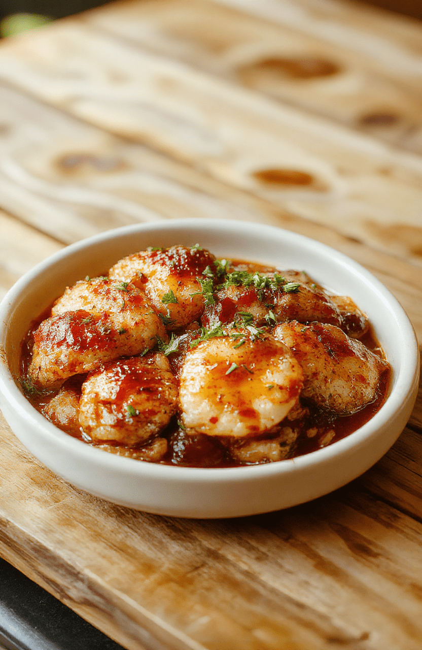 Bunte Kürbisstücke vermengt mit cremigem Feta, serviert auf einem weißen Teller, umgeben von frischen Kräutern und roter Pfefferbeere, mit einer goldgelben Pasta darunter, alles auf einem rustikalen Holztisch präsentiert, natürlicher Lichteinfall, ansprechend und appetitlich.