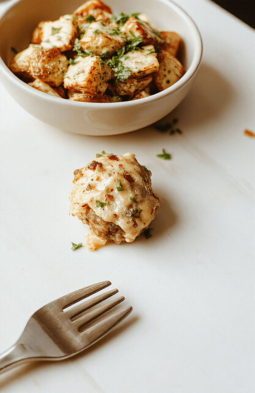 Bunte Wurst-Tortellini-Suppe in einer tiefen weißen Schüssel, garniert mit frischer Petersilie, mit cremiger Brühe, saftigen Wurstscheiben, goldbraunen Tortellini, buntes Gemüse und aromatische Kräuter, perfekt für ein gemütliches Essen.