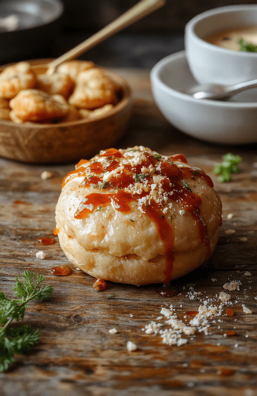 Bissfeste Stücke von karamellisiertem Sesam-Hähnchen, schön glasiert mit goldbrauner Kruste, auf einem weißen Teller angerichtet, sichtbare Sesamsamen, glänzende Sauce, alles in hellem natürlichen Licht