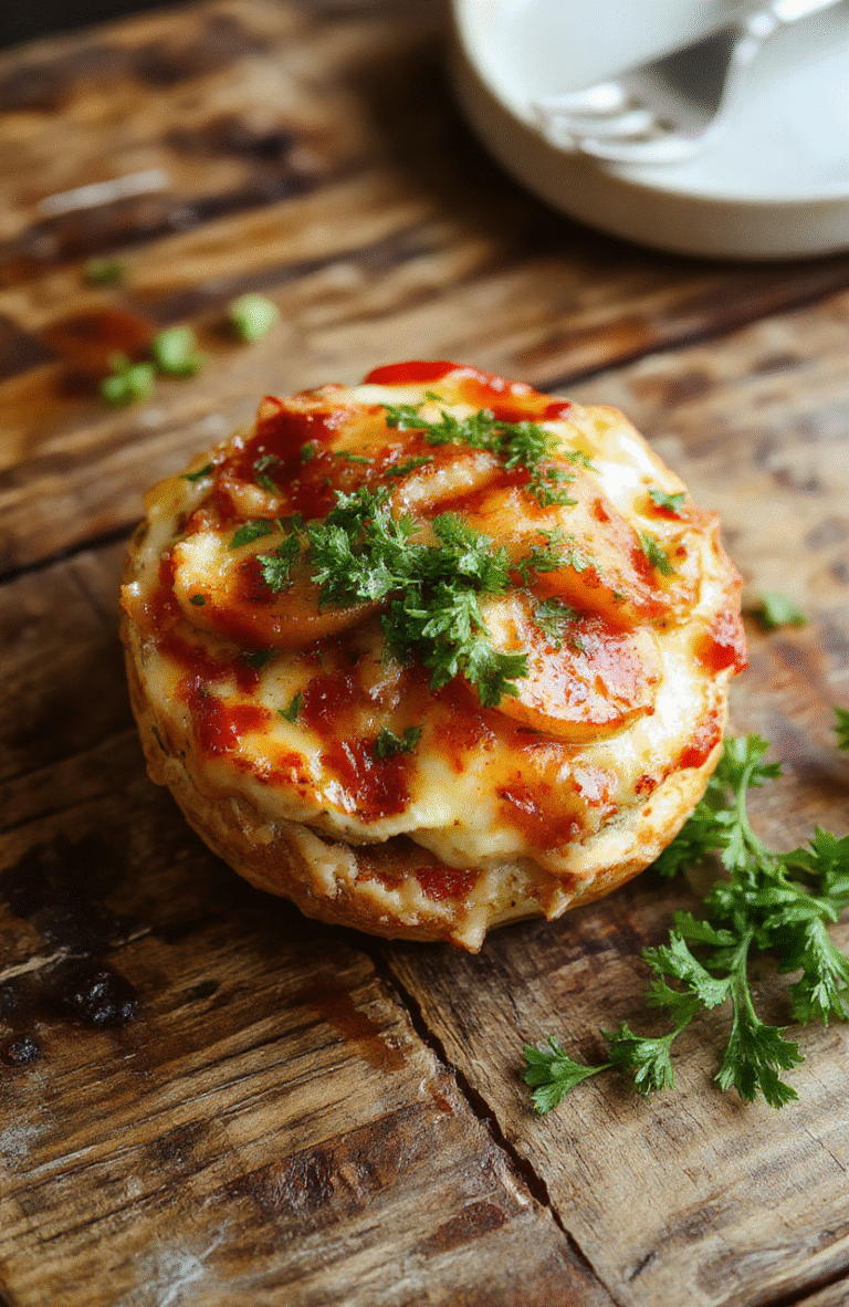 Das serbische Reisfleisch ist schön serviert auf einem Teller, mit goldbraunem Reis, zarten Fleischstücken und frischen Kräutern, alles liebevoll angerichtet auf einem rustikalen Holztisch, betont durch warmes Licht.