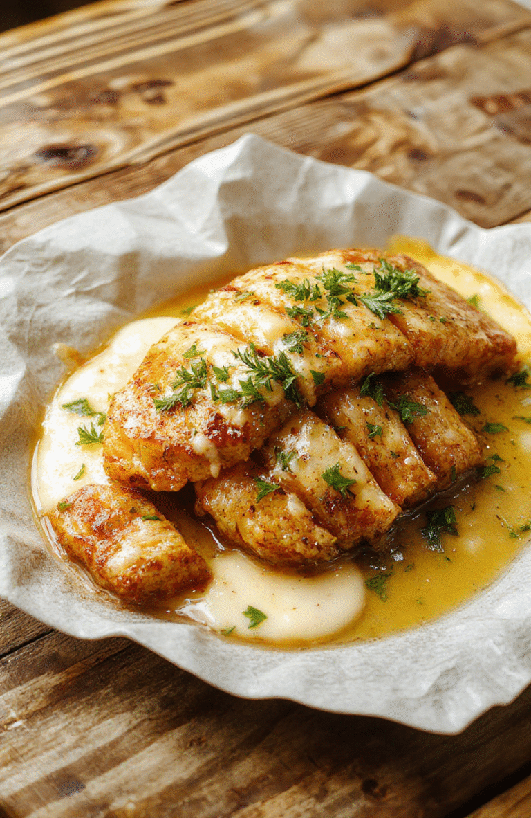Zartrosa Rinderfilet in einer glatten, dunklen Balsamico-Cremesauce auf einem weißen Teller, dekoriert mit frischen Kräutern, umgeben von buntem Gemüse und einem rustikalen Holztisch im Hintergrund, lichtdurchflutet und appetitlich angerichtet.