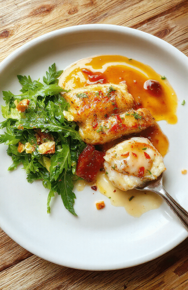 Bunte, elegante Mozartplätzchen auf einem weißen Teller, mit goldenen Haselnüssen und zartem Nougat, stilvoll dekoriert, glänzend und appetitlich.