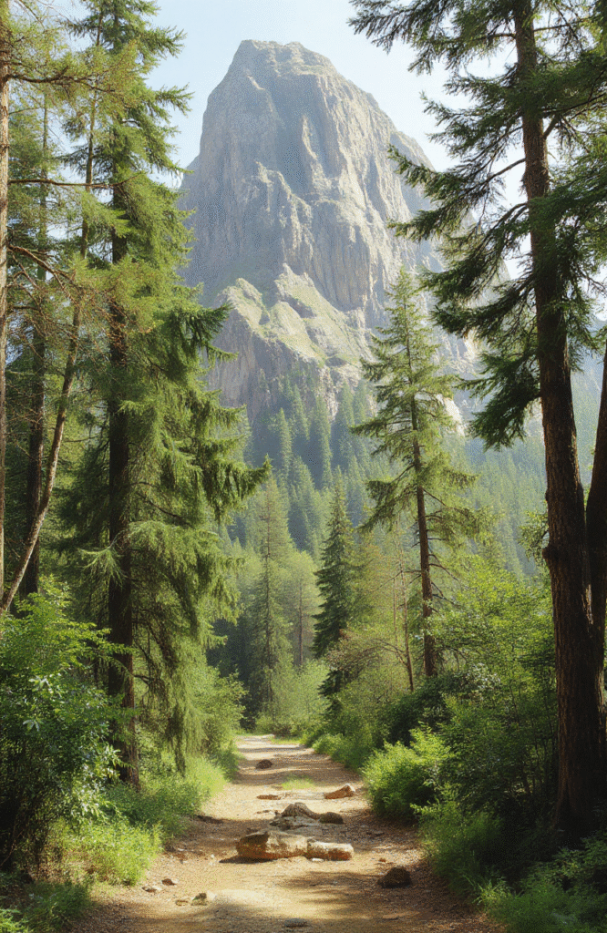 Bunte Flammkuchenscheiben in Sternform auf einem weißen Teller, mit knusprigem Boden, zarten Zwiebeln, Speckstücken und frischen Kräutern, die appetitlich angerichtet sind, mit einem rustikalen Holztisch im Hintergrund.