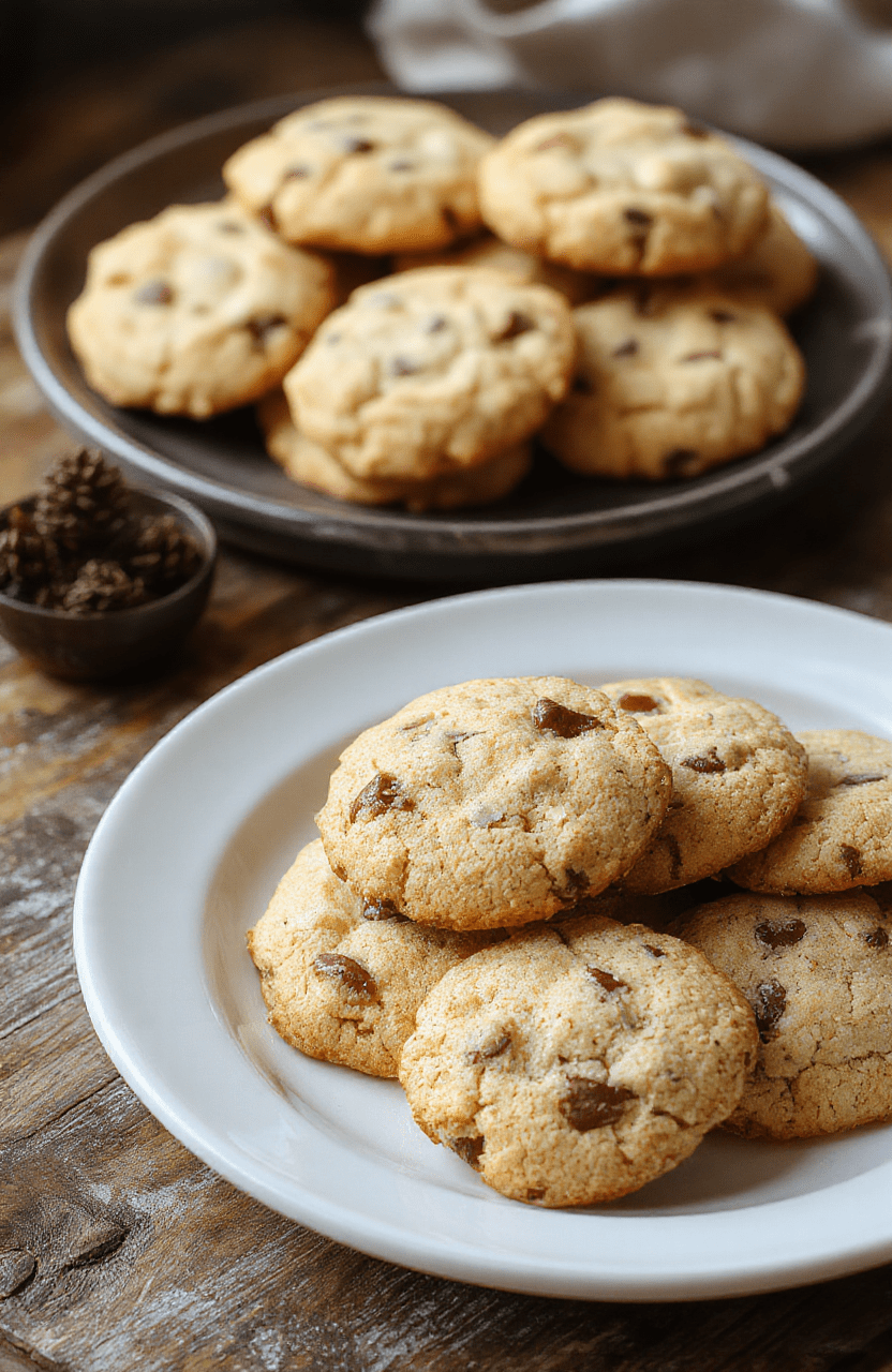 Bunter Teller mit goldbraun gebackenen Husarenkrapfen, die mit Puderzucker bestäubt sind und mit Marmelade gefüllt sind, elegant auf einer weißen Keramikplatte angerichtet, im natürlichen Licht