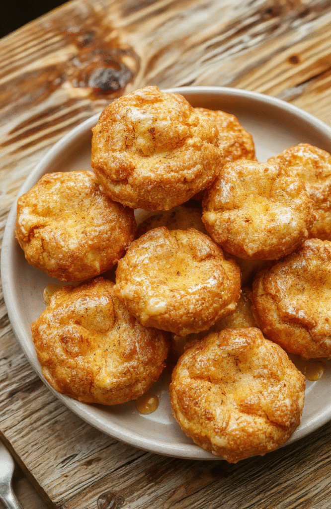 Bunte Himmlische Spitzbuben Kekse mit rotem und grünem Fruchtaufstrich, elegant auf einem weißen Teller angerichtet, mit Zuckerguss bestäubt, Teig in Herz- und Kreisformen, zarte Textur, hell und einladend, im natürlichen Licht fotografiert