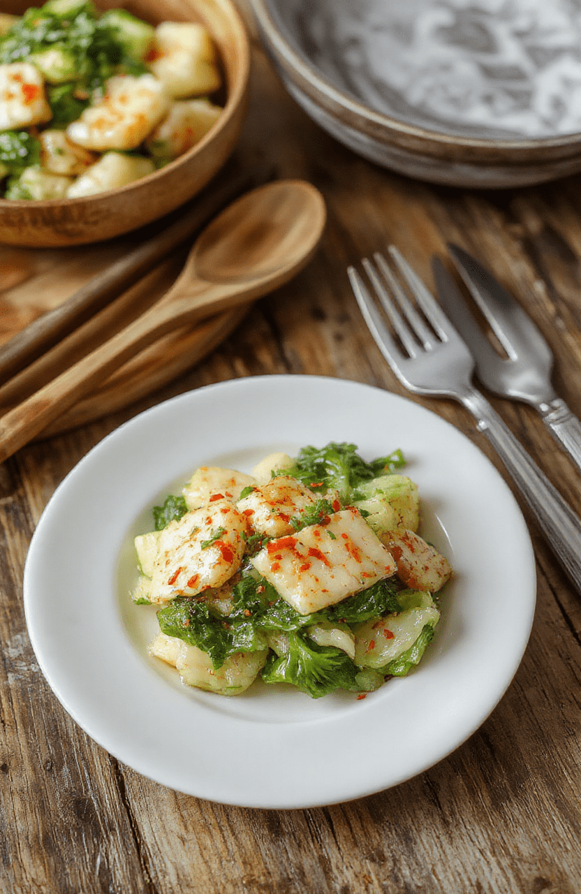 Knusprige Rosenkohlstücke in goldenem Ton, strategisch auf einem weißen Teller angerichtet, mit schwarzen Sesamsamen bestreut, leuchtend grüne Röschen mit glasiertem, leicht caramelisiertem Rand, sowie ein asiatisch inspiriertes Dressing daneben, stilvoll angerichtet mit minimalistischen Akzenten.