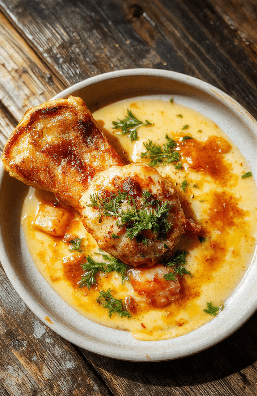 Heller Linzertorte mit einem goldbraunen Rand, belegt mit Zitronencreme und Mohn, kunstvoll angerichtet auf einer weißen Keramikplatte, im natürlichen Licht