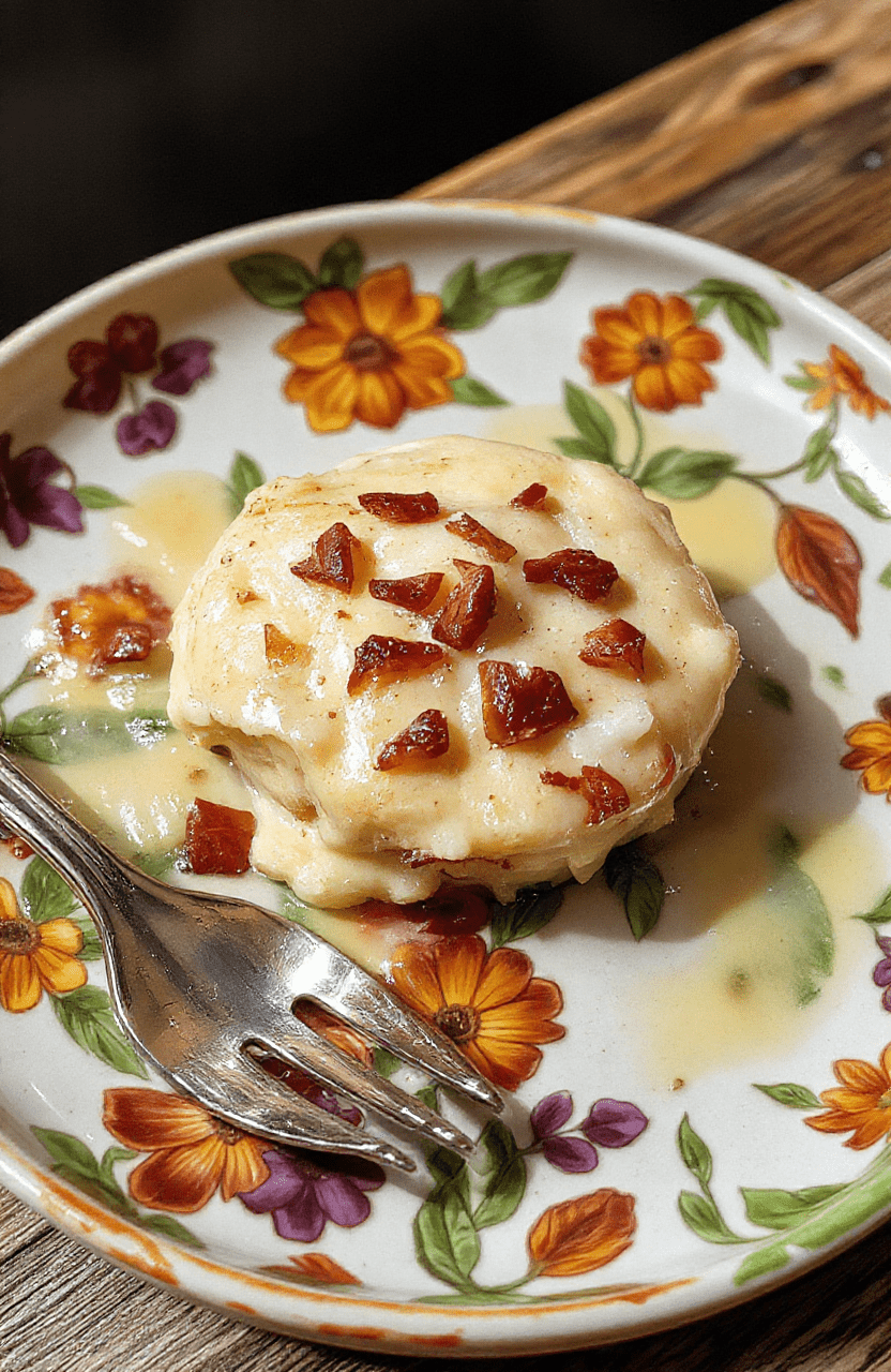 Bunte Apfel-Milchreispuffer auf einem weißen Teller, mit goldbrauner Kruste, gewürfelt frischer Apfel und ein Klecks Joghurt dekorativ daneben, lebendige Farben, ansprechend dekoriert, stilvoll angerichtet, perfekt für Kinder