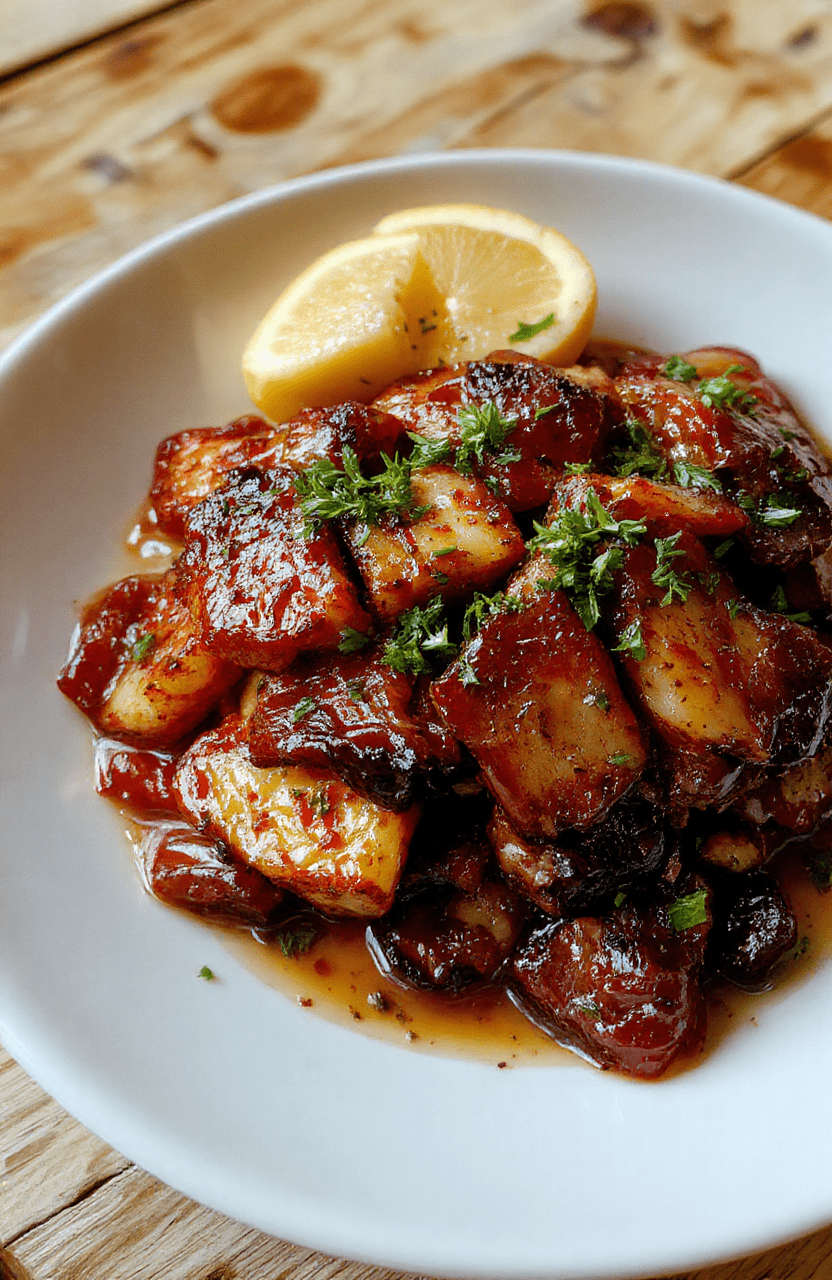 Helle, zarte Mozartplätzchen auf einem weißen Teller, verziert mit Schokoladenlinien, mit feiner Textur und leicht goldenen Rändern, vor einem dunklen, festlich gedeckten Hintergrund