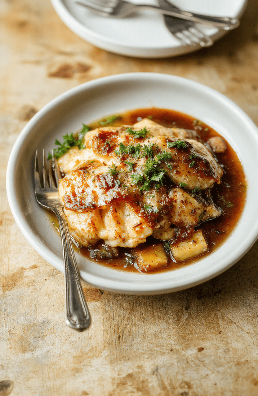 Auf einem weißen Teller liegen zarte dunkle Rumkugeln mit einer glatten Oberfläche, die mit feinem Kakaopulver bestäubt sind. Die Kugeln sind schön geformt und wirken lecker und verführerisch, im Hintergrund leicht verschwommen, um den Fokus auf die Kugeln zu setzen.