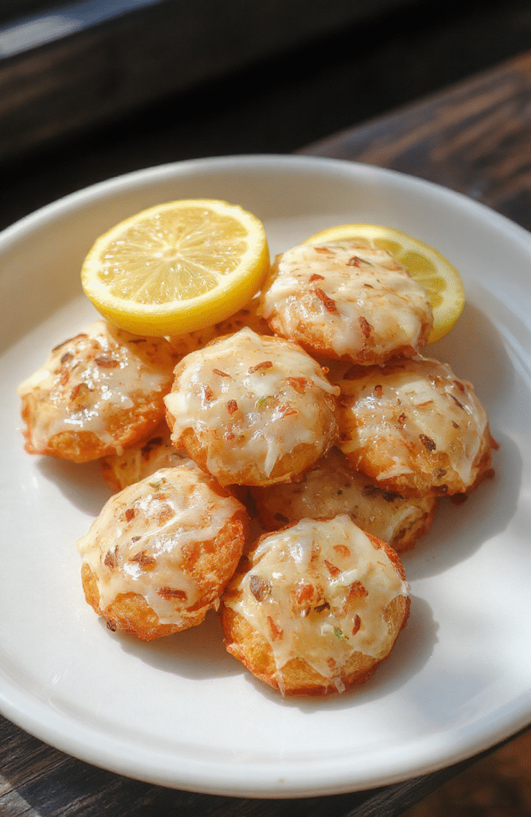Helle gelbe Zitronenpralinen auf einer weißen Teller, dekoriert mit Zitronenzesten, glatt glänzende Oberfläche, kleine Pralinen, ansprechend präsentiert, frische Zitrone im Hintergrund
