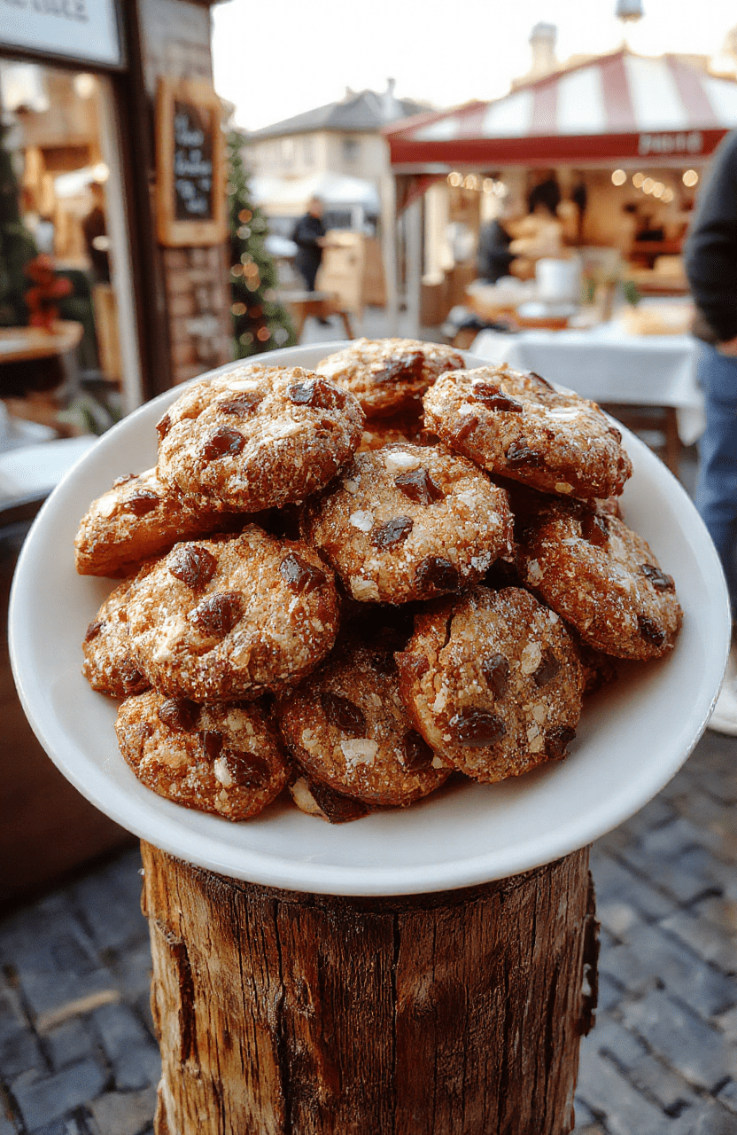 Gefülltes Handbrot mit knuspriger goldener Kruste, frisch aus dem Ofen, mit zerlaufenem Käse und würziger Füllung, auf einem rustikalen Holzteller serviert, in warmen Lichtern getaucht.