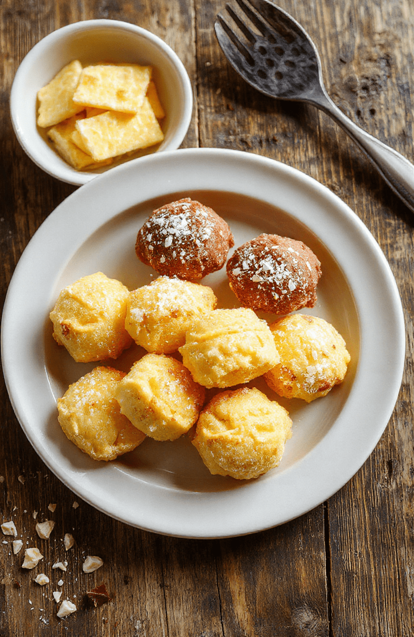 Bunte herzhafte Silvester-Knallbonbons auf einer eleganten Platte, gefüllt mit Käse, Wurst und Gemüse, hübsch dekoriert, appetitlich und festlich
