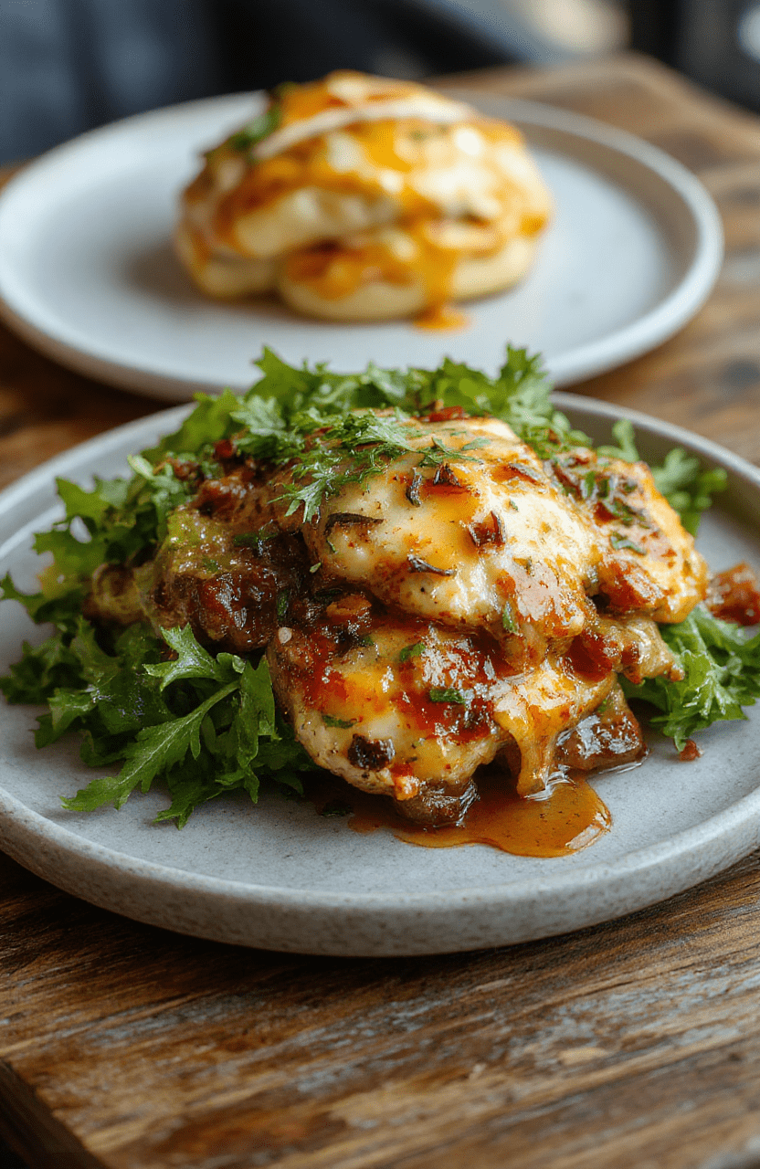 Bunte Erdbeer-Püfferchen auf Holzspießen, umhüllt mit schokoladigem Nutella, serviert auf einem weißen Teller mit frischen Erdbeeren im Hintergrund, leicht glänzend und verlockend, sommerlich dekoriert.