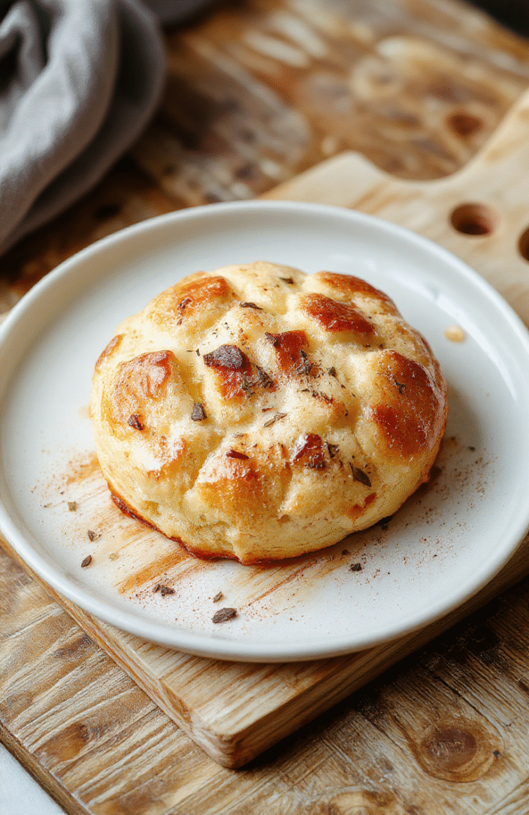 Nahaufnahme eines Milchmädchen-Kuchens: Schichten aus Löffelbiskuits, cremige Dulce de Leche-Füllung, luftige Sahne, sanft mit Kakao bestäubt, serviert auf einem hellen Holzbrett im natürlichen Licht.
