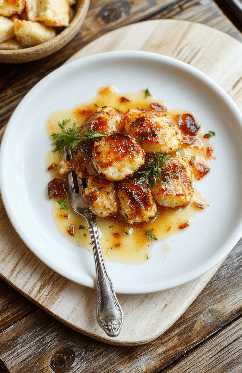Goldbraun gebackene Feta-Röllchen mit knusprigem Filoteig, cremige Füllung, serviert auf heller Platte mit frischen Kräutern.