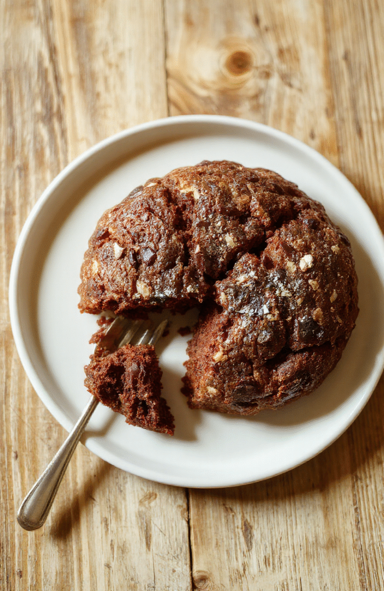 Nahaufnahme von drei proteinreichen Schoko-Brötchen auf hellem Holztisch, glänzende dunkle Schokoladenstücke, leichte Risse und eine fluffige Oberfläche, warme Braun- und Beigetöne, unscharfer Hintergrund, natürliches Licht.
