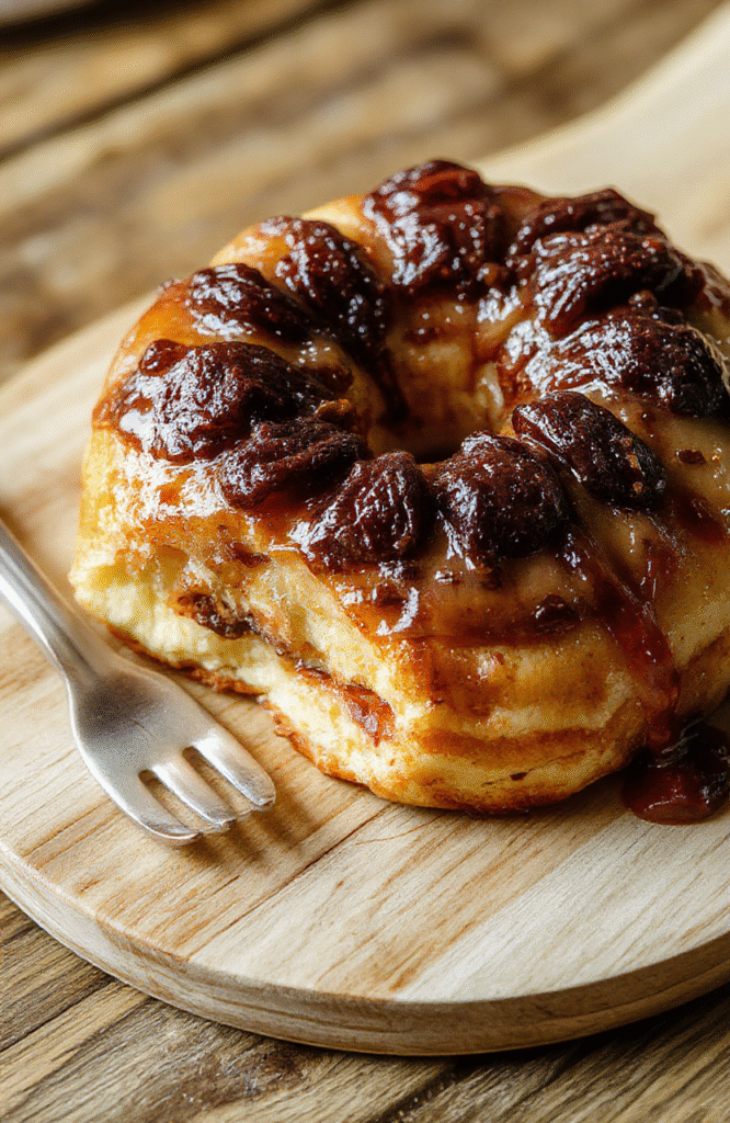Frisch gebackenes Hefefreies Fladenbrot in der Pfanne, goldbraun und luftig, mit leicht aufgeblasener Oberfläche, serviert auf heller Holzunterlage, leicht bestäubt mit Mehl, appetitlich und einfach zuzubereiten.