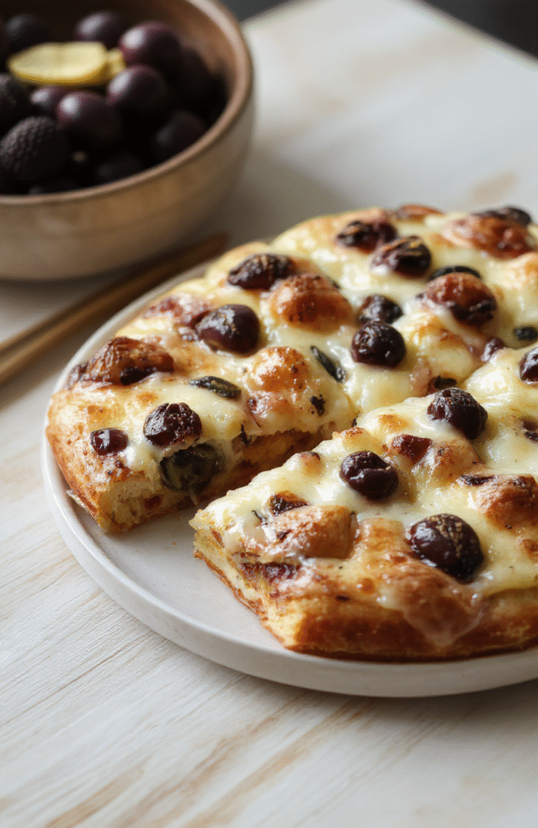 Nahaufnahme von cremigen Blaubeer-Käsekuchen-Proteinbällchen auf einem hellen Holztisch. Die kleinen Kugeln mit samtiger Oberfläche zeigen Blaubeeren im Inneren; natürliche Farben, zarte Glanz, leichte Schatten, casual-Setting.
